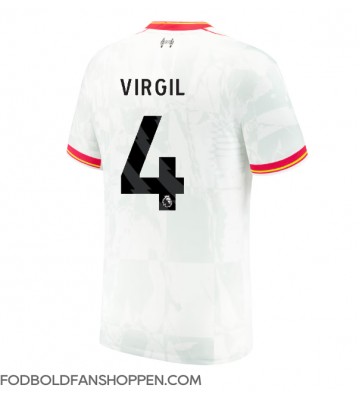 Liverpool Virgil van Dijk #4 Tredjetrøje 2024-25 Kortærmet